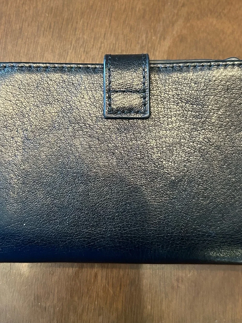 The Sak Black Leather Wallet with Gold Studs - EUC